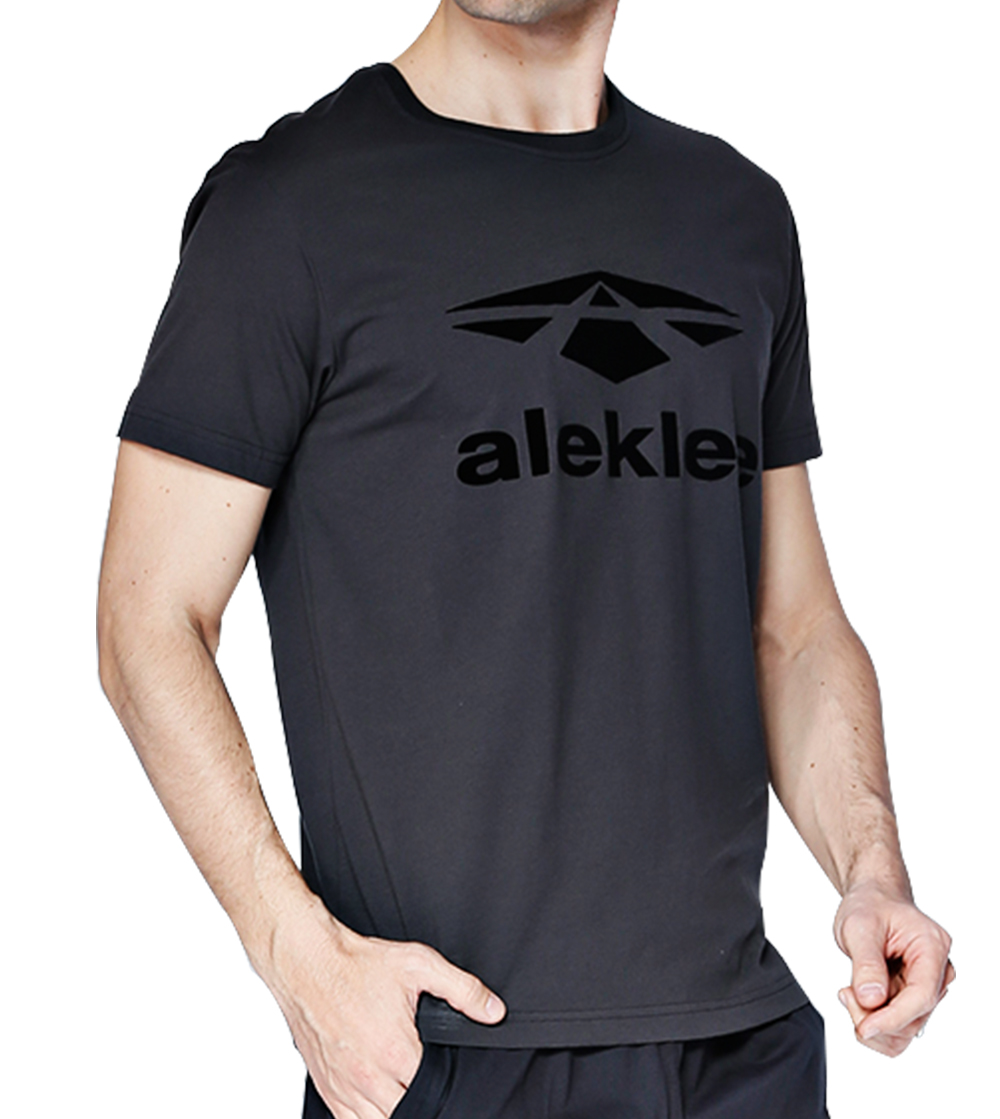 Aleklee men’s cotton brand logo t-shirt AL-5006