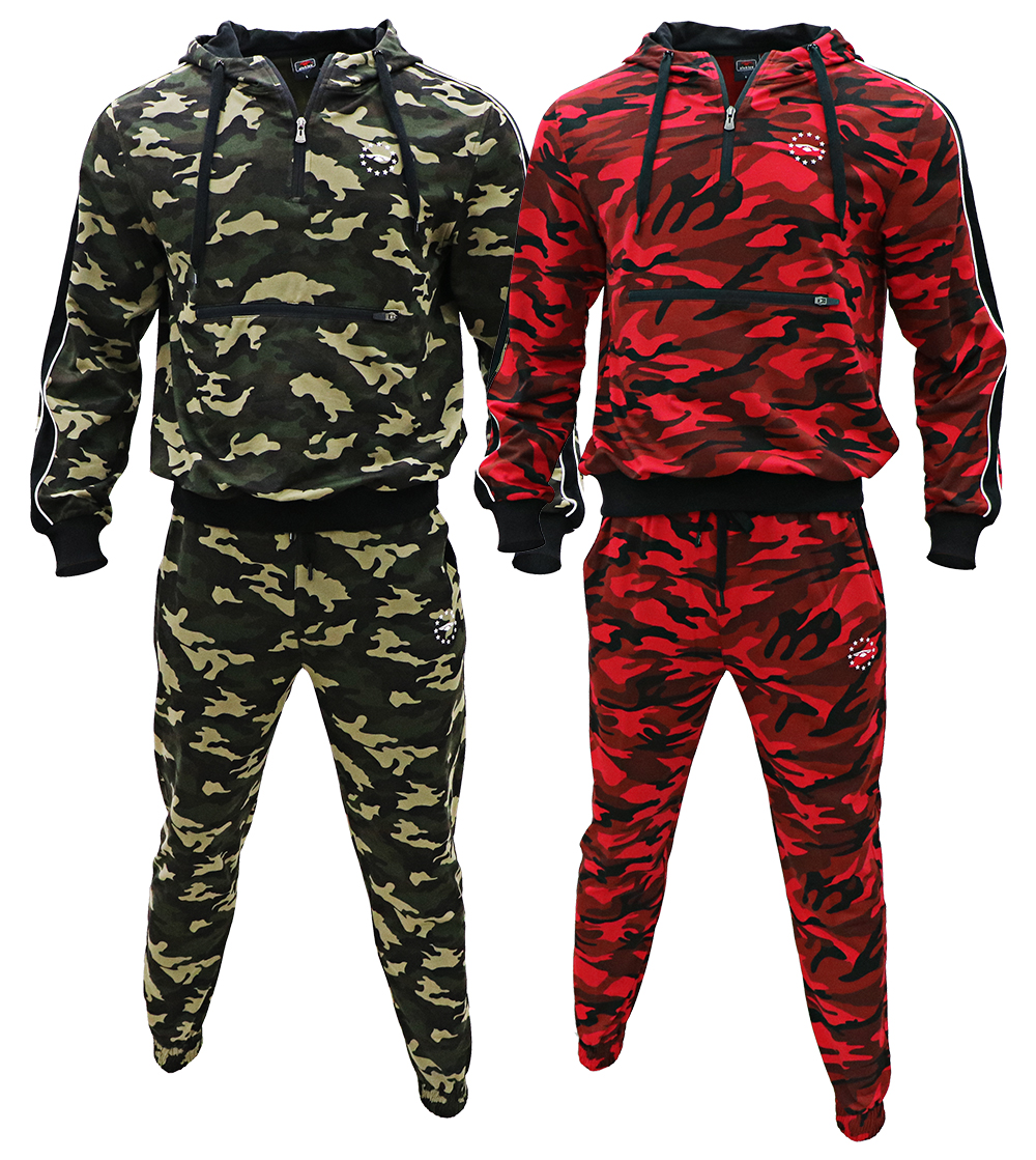 Aleklee Camo Tracksuits for men -Hoodies Sweatshirts AL-7816