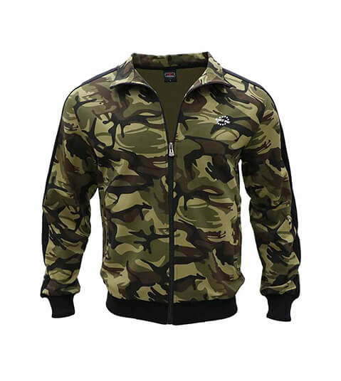 Aleklee camo long zipper Tracksuits for men -hoodies Sweatshirts AL-7823