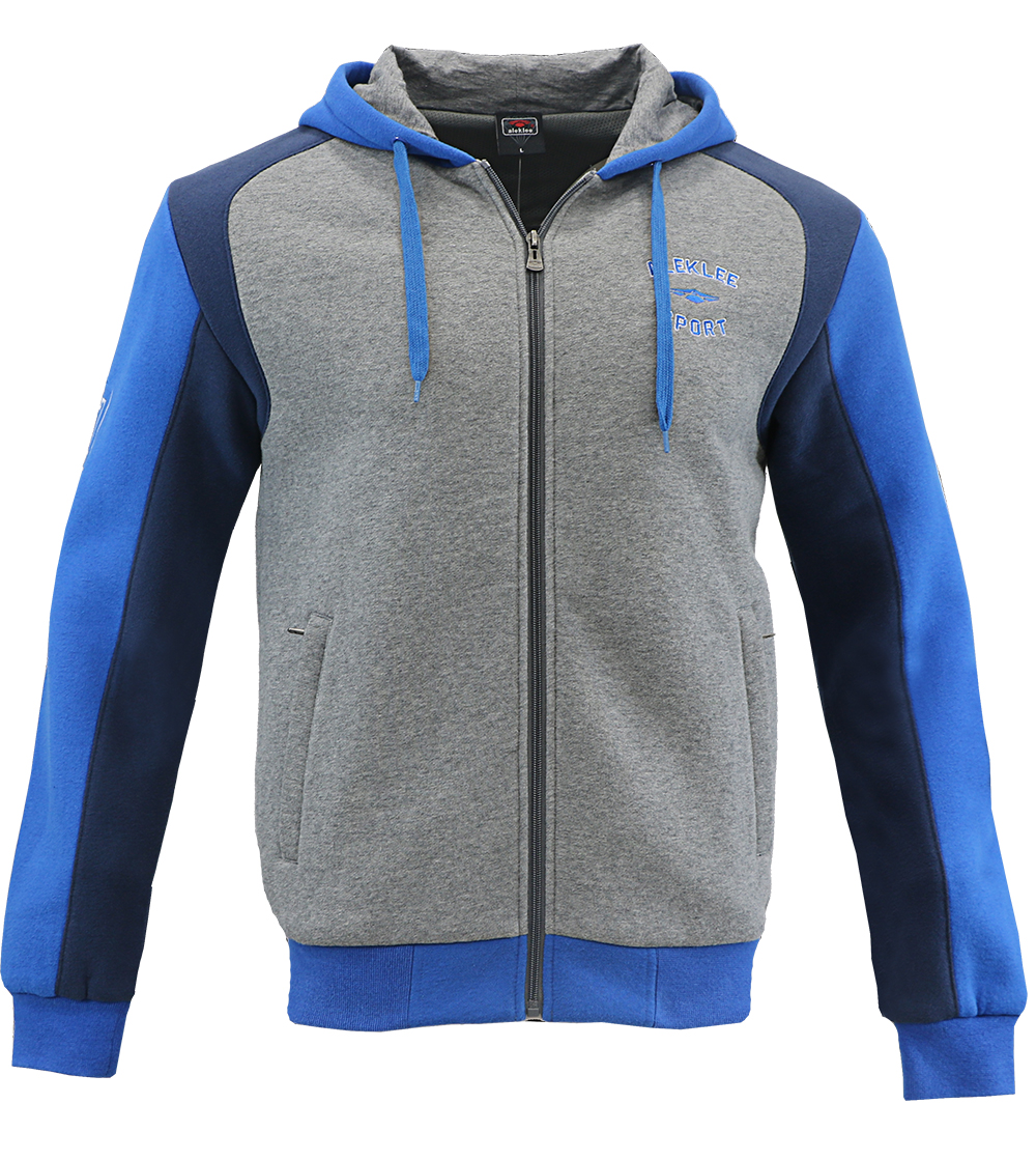 Aleklee men’s zipper hoodies sweatshirts AL-1537