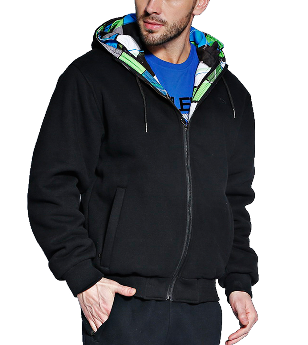 Aleklee Men’s detachable cotton two set hoodies sweatshirts AK-4083