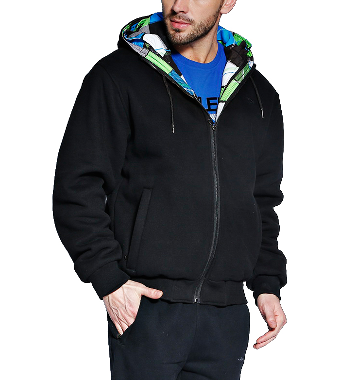 Aleklee Men's detachable cotton two set hoodies sweatshirts AK-4083