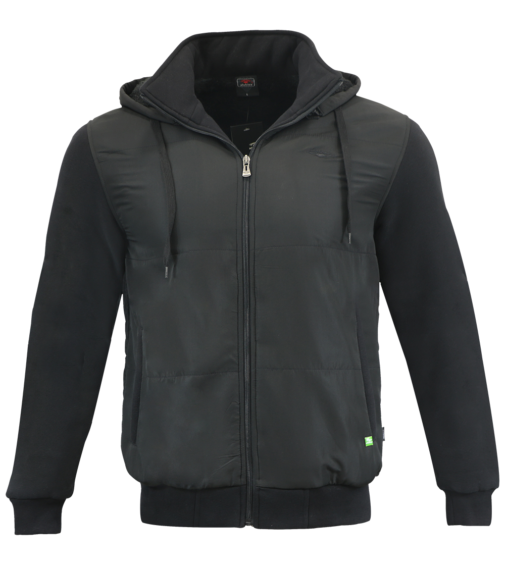 Aleklee men winter logo jacket hoodie AL-1429