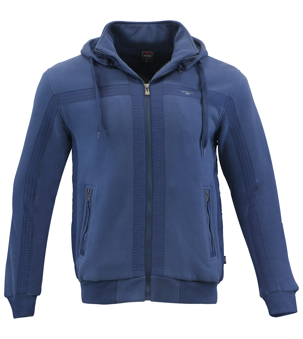 Aleklee fleece lined hooded hoodie sweatshirt AL-1435
