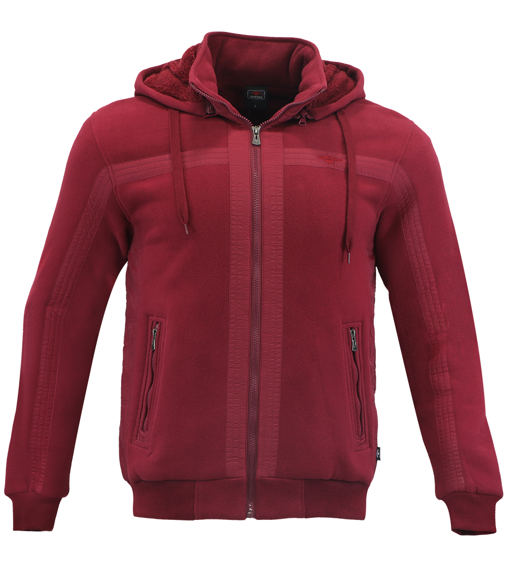 Aleklee fleece lined hooded hoodie sweatshirt AL-1435