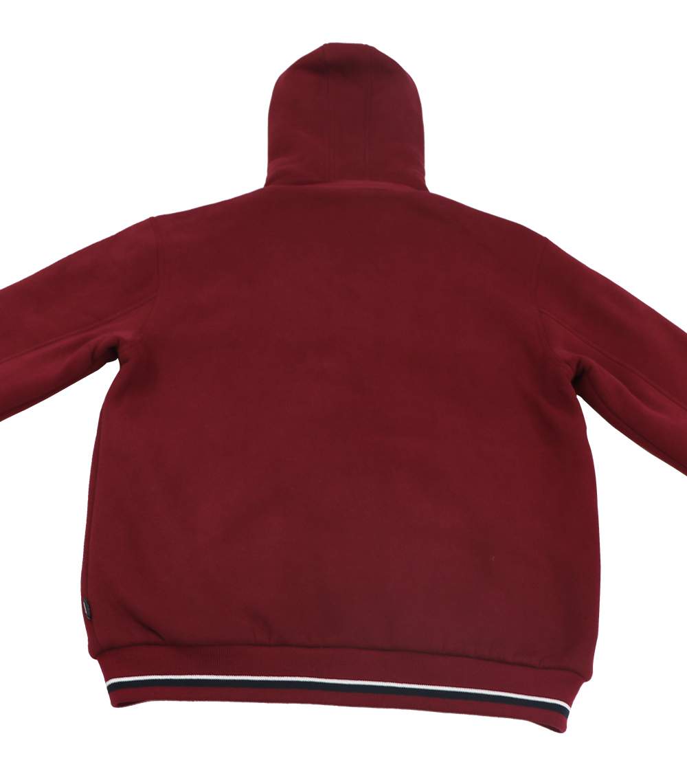 Aleklee casual full zip hoodie with logo embroidery AL-1534