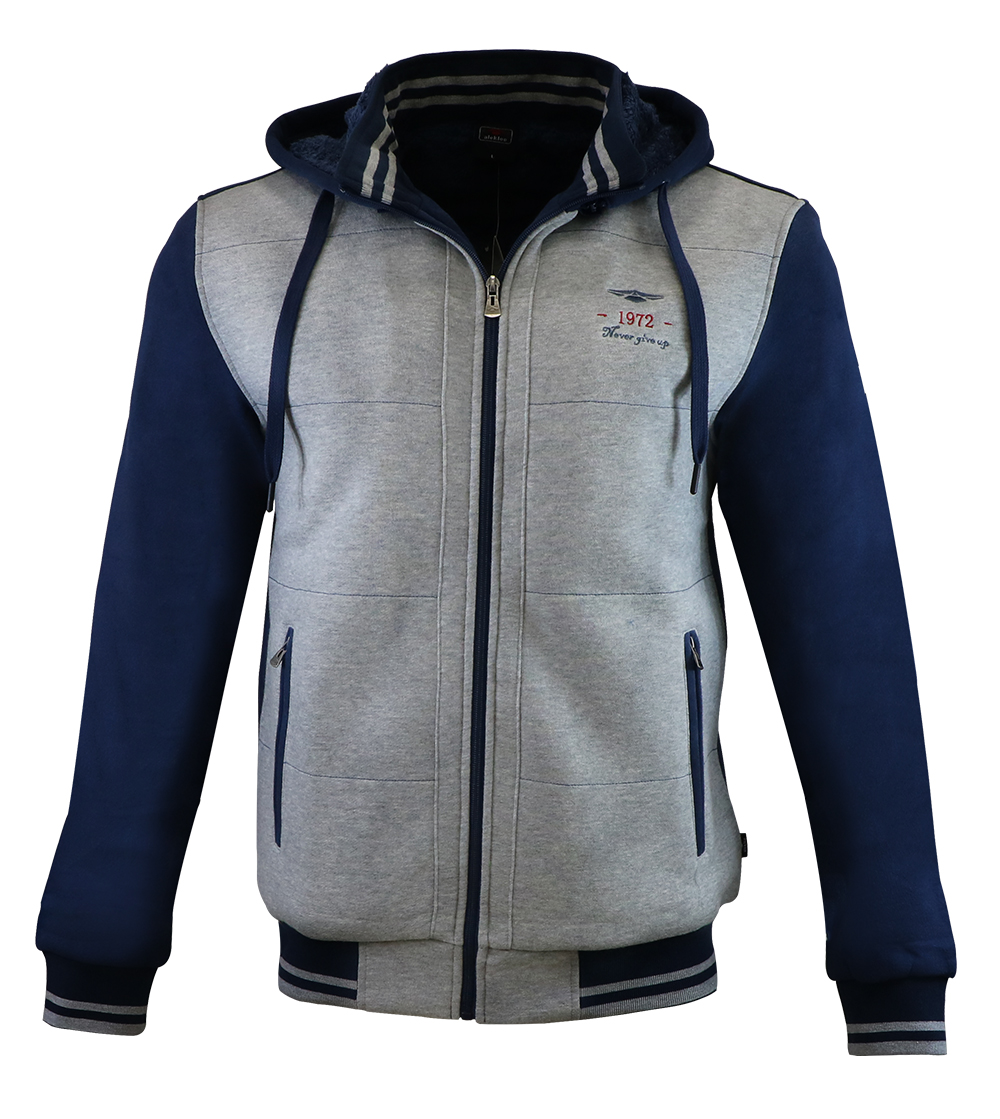 Aleklee men basic cotton zipper jackets AL-1852