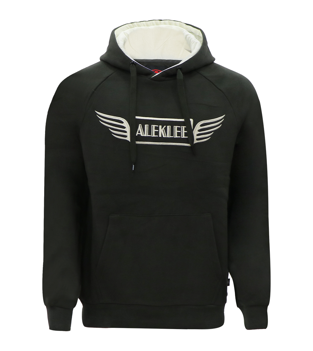 Aleklee men fleece cotton track suit set hoodies AL-1919