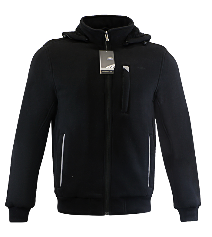 Aleklee plain blank heavy hoodie jacket AK-4085