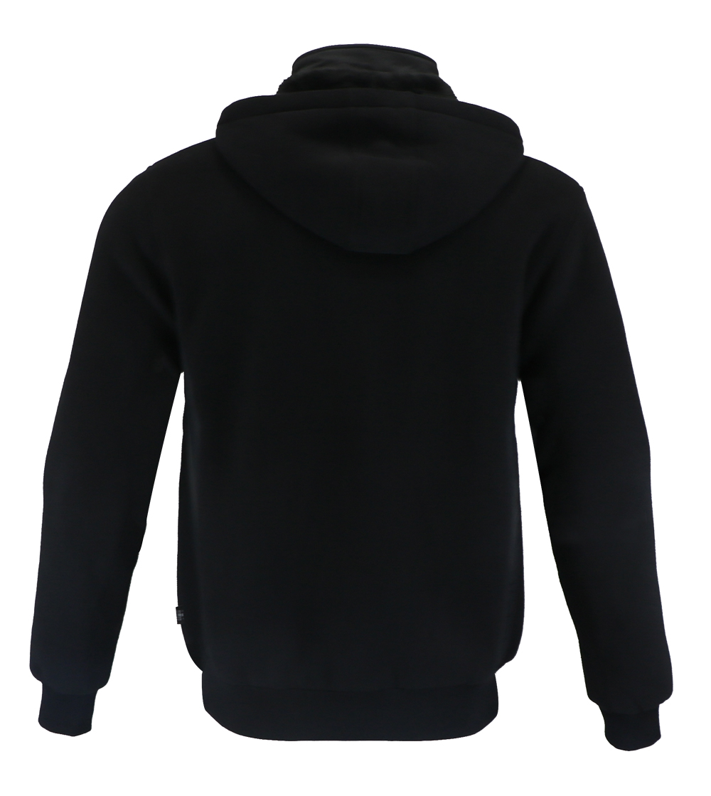 Aleklee black hooded jacket hoodie AL-1538