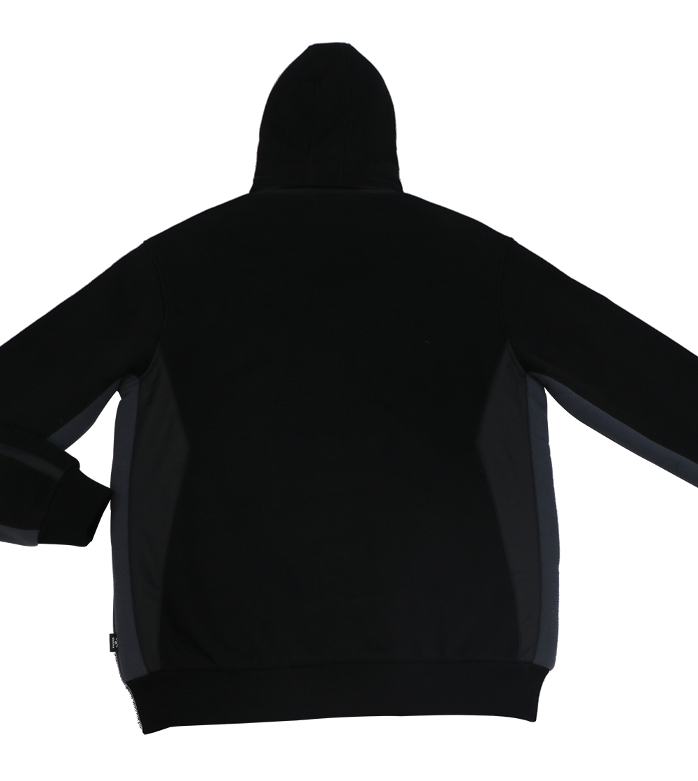 Aleklee black hooded jacket hoodie AL-1538
