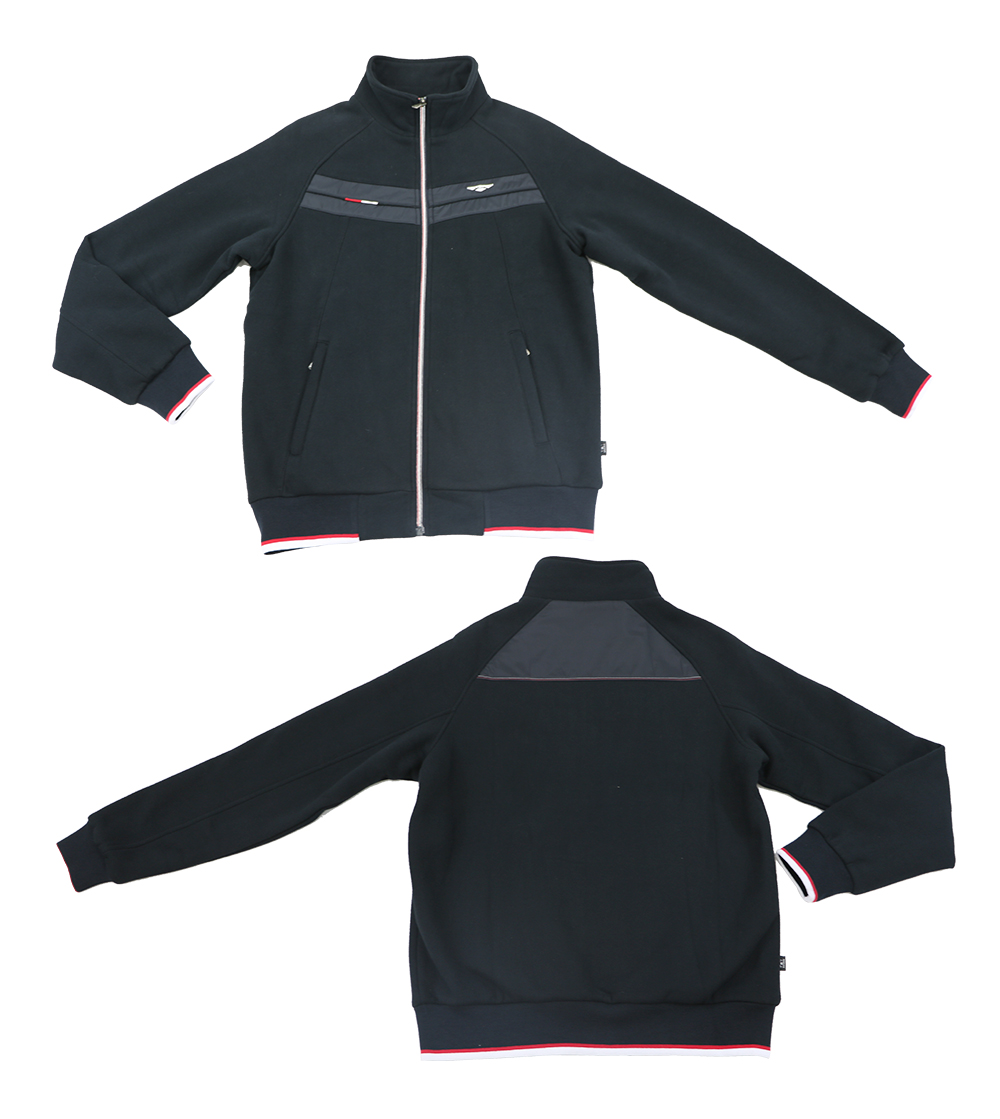 Aleklee chest stripe hoodie jacket AL-1821