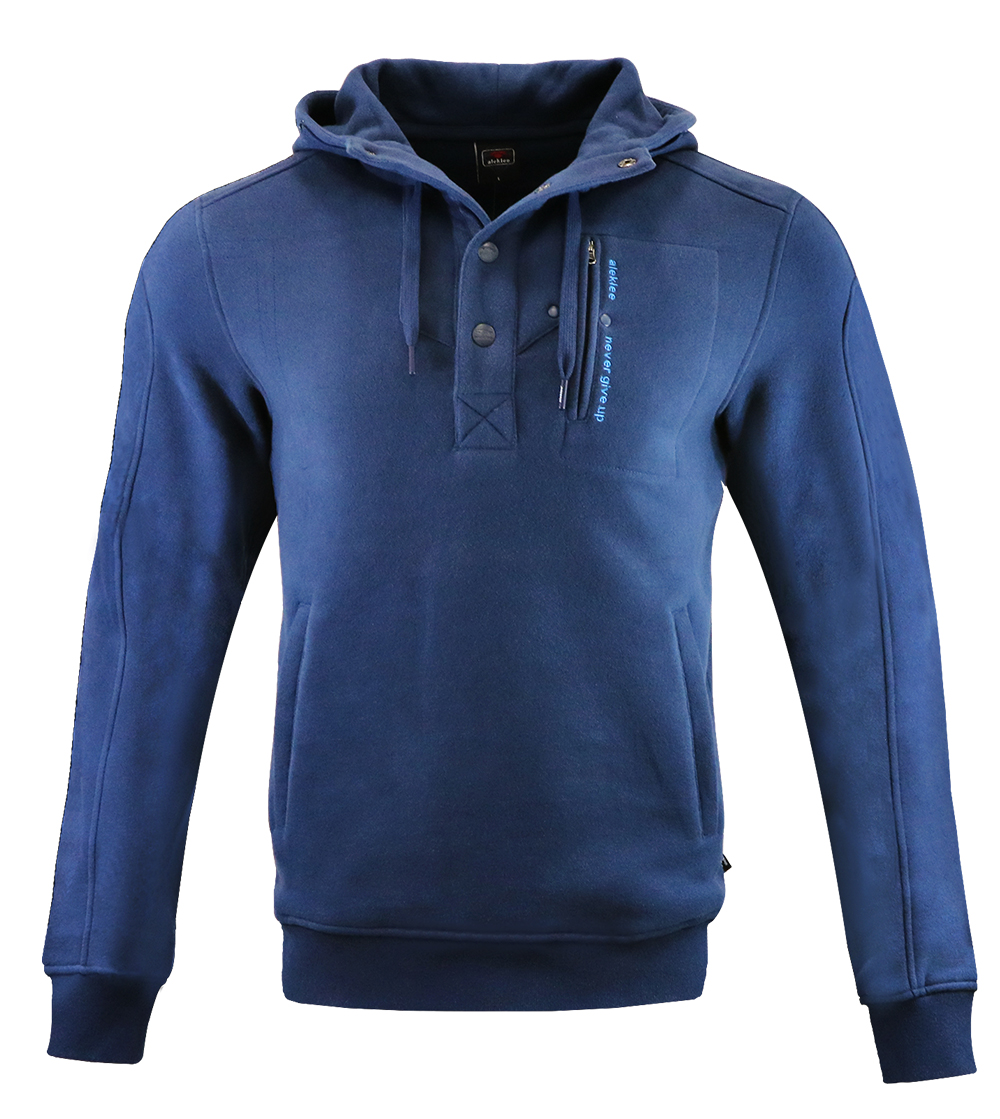 Aleklee men botton 1/4 hoodies sweatshirts AL-1840