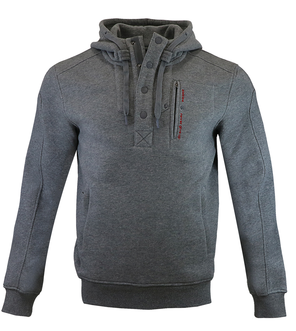 Aleklee men botton 1/4 hoodies sweatshirts AL-1840