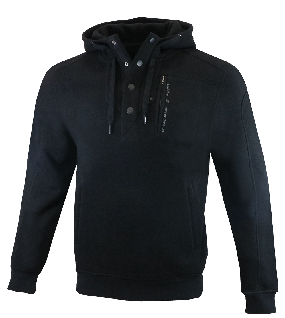 Aleklee men botton 1/4 hoodies sweatshirts AL-1840