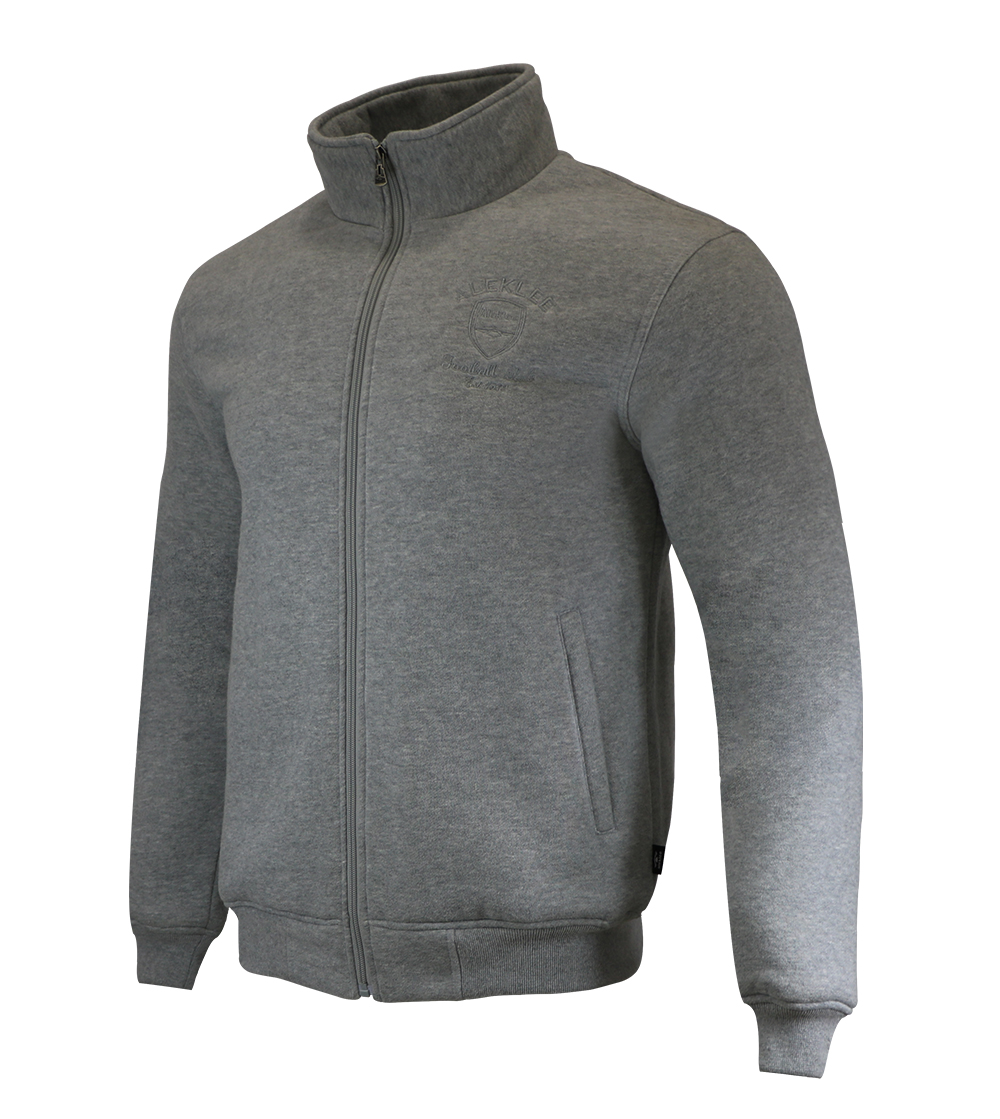 Aleklee embroideried logo gray hoodie AL-2073