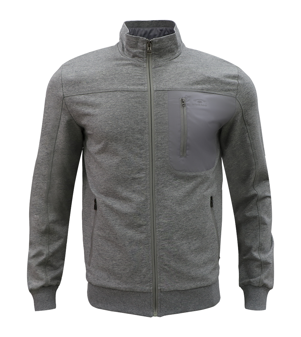 Aleklee zip chest pocket hoodie AL-1877