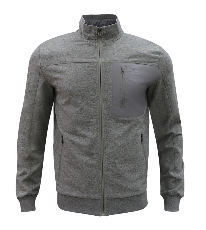 Aleklee zip chest pocket hoodie AL-1877