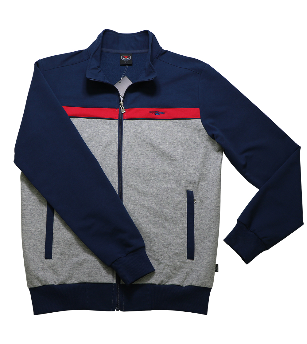 Aleklee tri panel zipper hoodie AL-1908