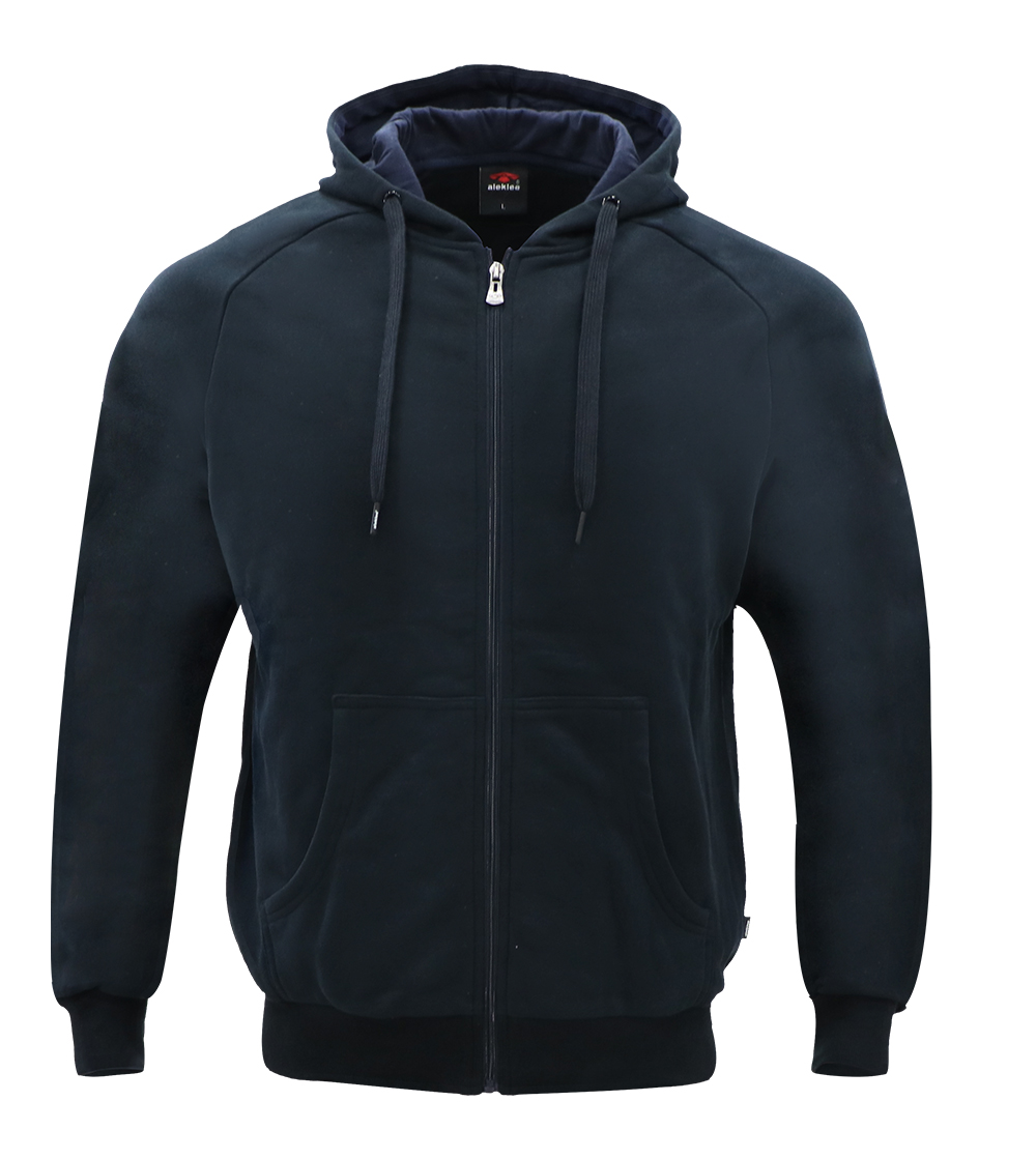 Aleklee full zip hooded hoodie AL-090420#