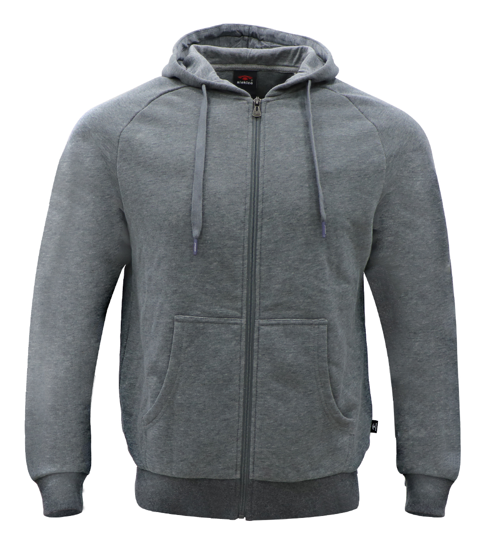 Aleklee full zip hooded hoodie AL-090420#