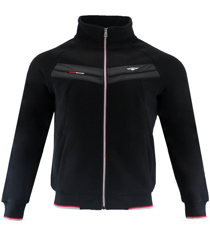 Aleklee chest stripe hoodie jacket AL-1821