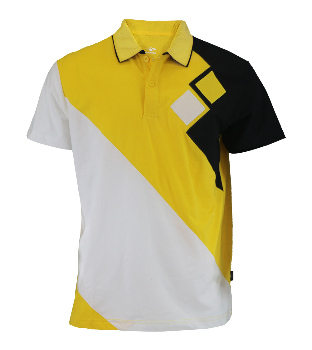 Aleklee colorblock polo t-shirt AL-5031#