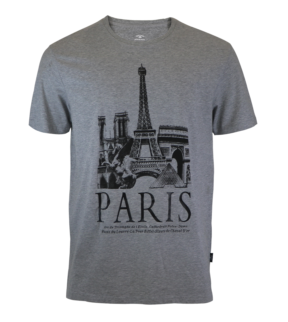 Aleklee paris printing t-shirt AL-6026#