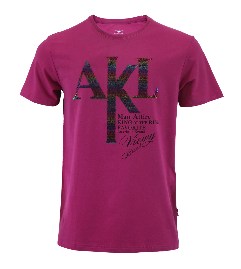 Aleklee colorful letter printing t-shirt AL-6034#