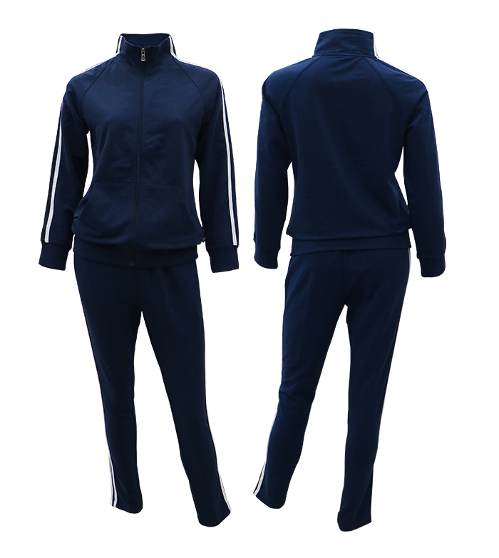 Aleklee womens' side stripe tracksuit AL-1813W#