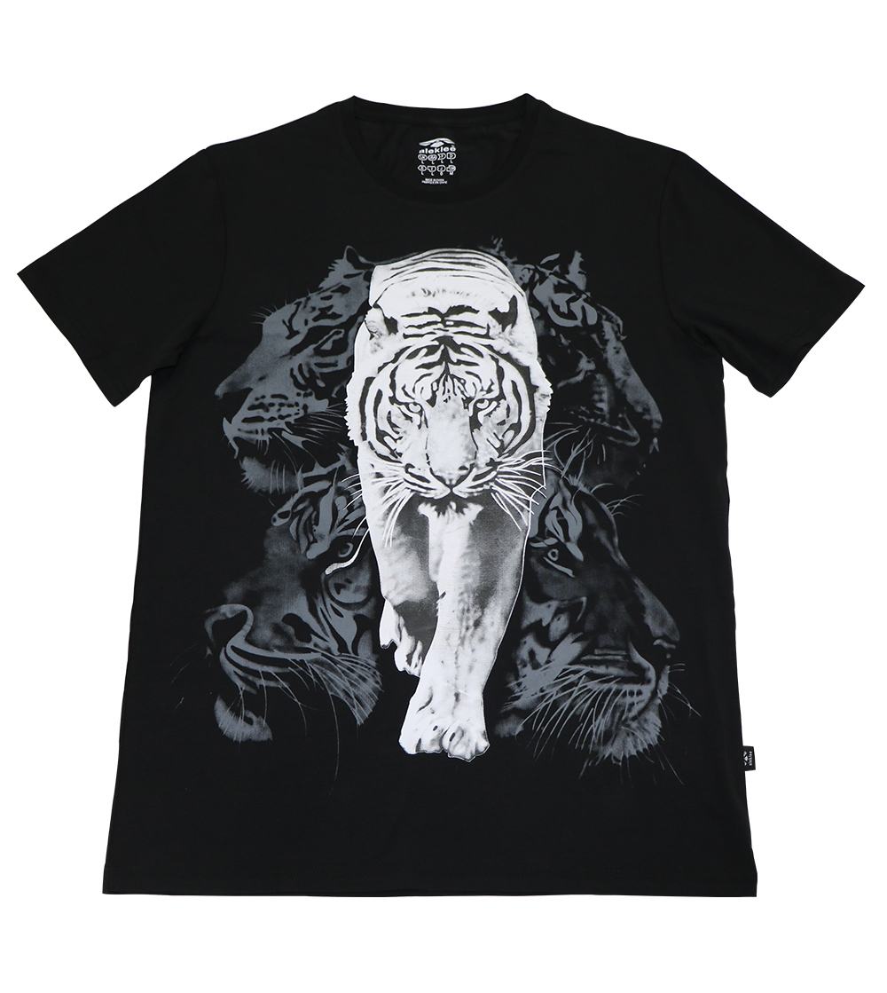 Aleklee tiger printing t-shirt SS18-12#