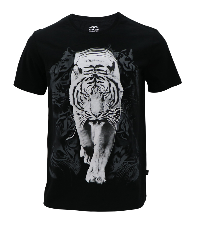 Aleklee tiger printing t-shirt SS18-12#