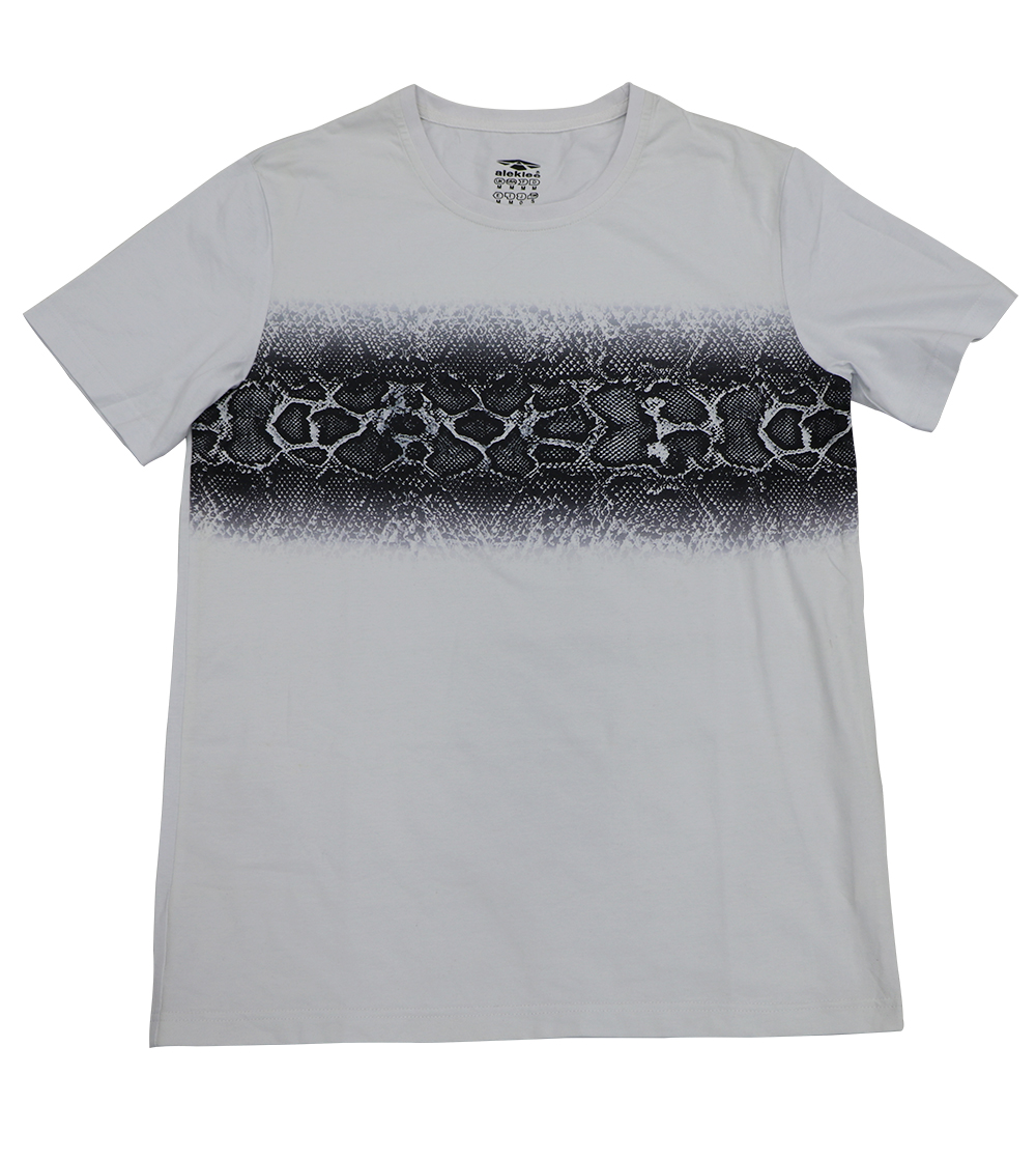Aleklee gradient printing t-shirt SS18-5#