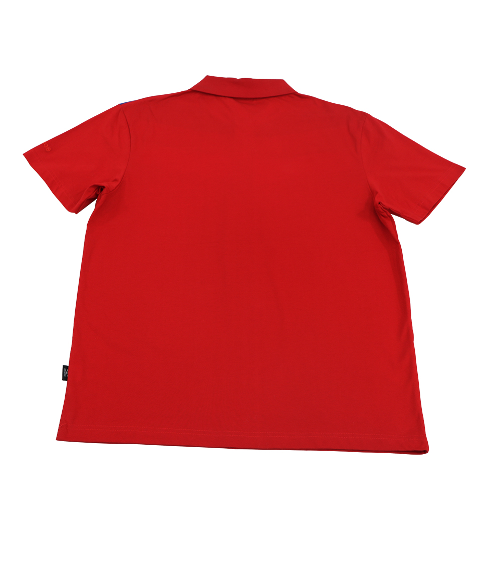 Aleklee block pannel polo t-shirt AL-5017#