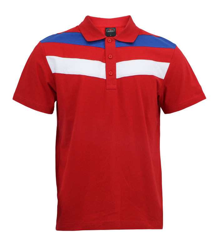 Aleklee block pannel polo t-shirt AL-5017#