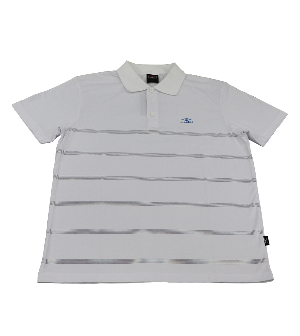 Aleklee narrow stripes polo t-shirt AL-5020#