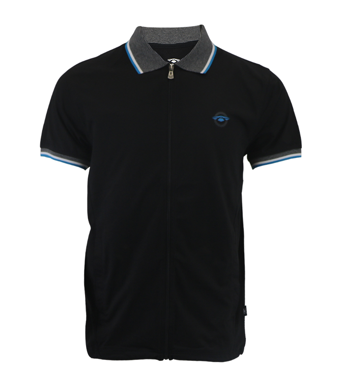 Aleklee black polo AL-5033#