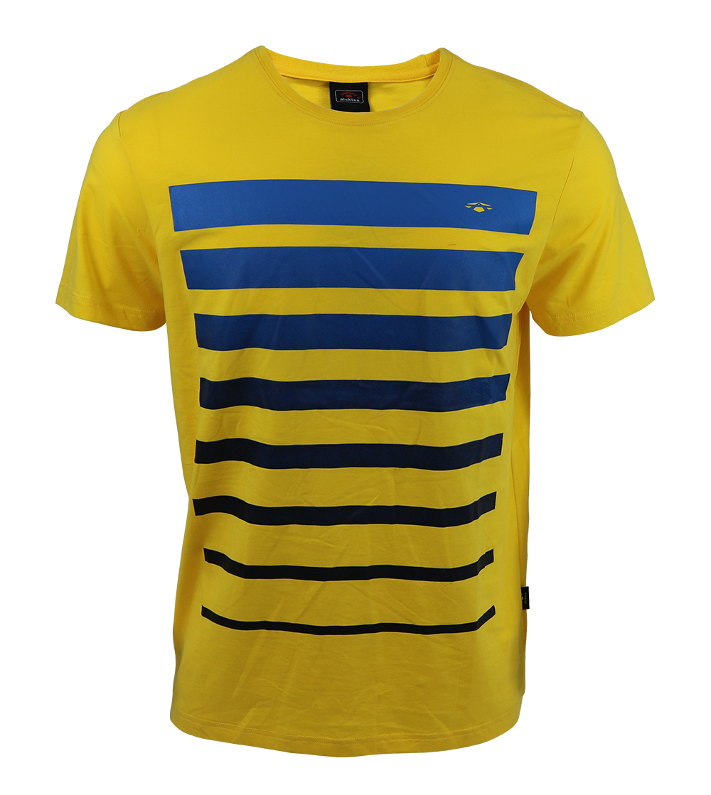 Aleklee shadow stripe t-shirt AL-6003#