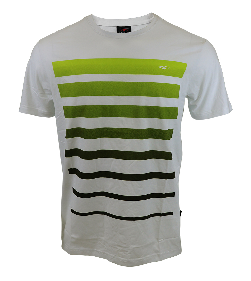 Aleklee shadow stripe t-shirt AL-6003#