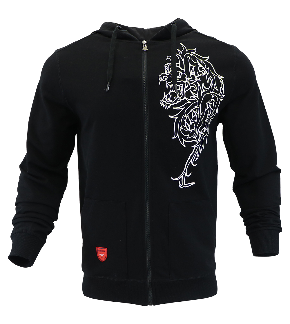 Aleklee dragon print hoodie AL-1871#