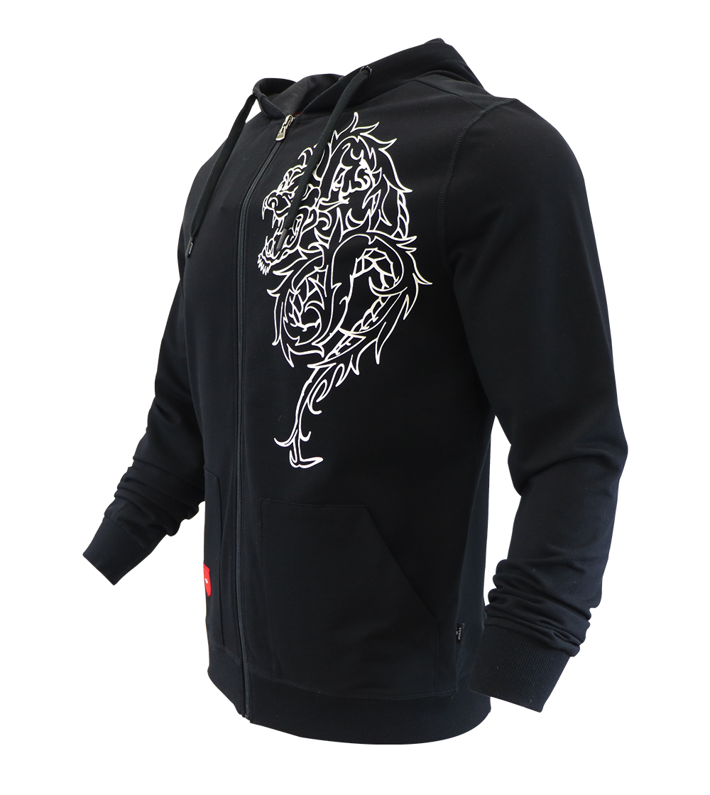 Aleklee dragon print hoodie AL-1871#