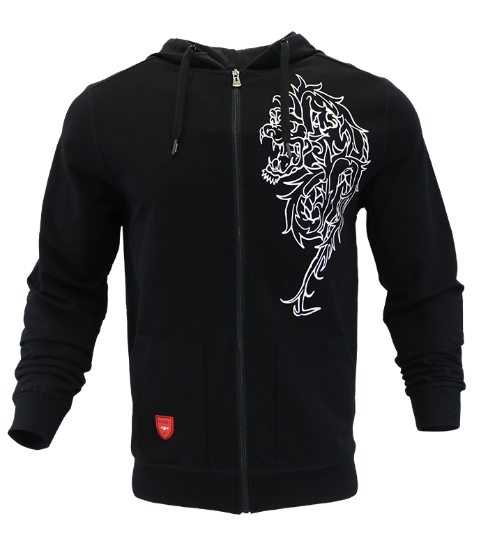 Aleklee dragon print hoodie AL-1871#