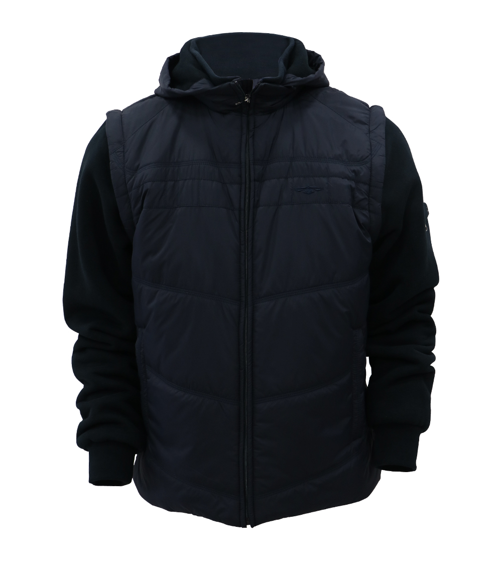 Aleklee cotton-padded hybrid jacket AK-4111#