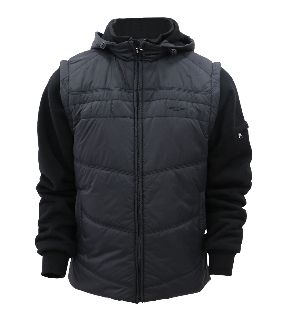 Aleklee cotton-padded hybrid jacket AK-4111#