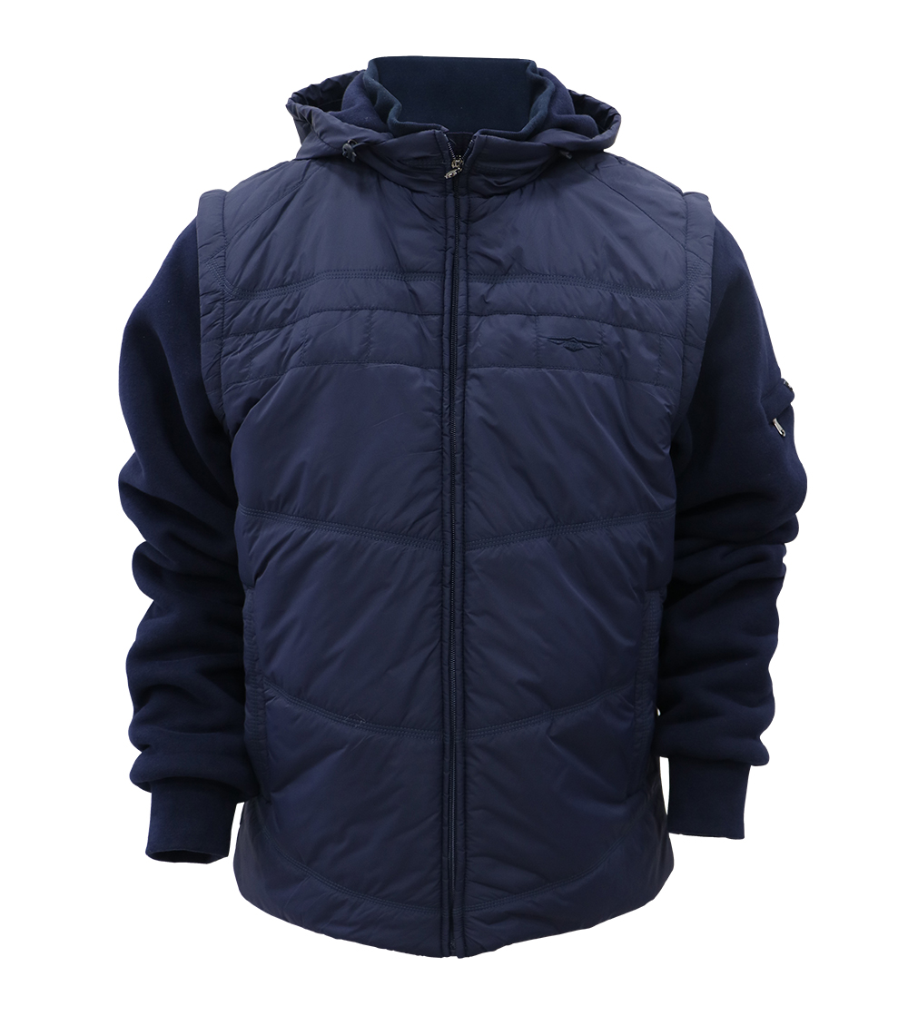 Aleklee cotton-padded hybrid jacket AK-4111#