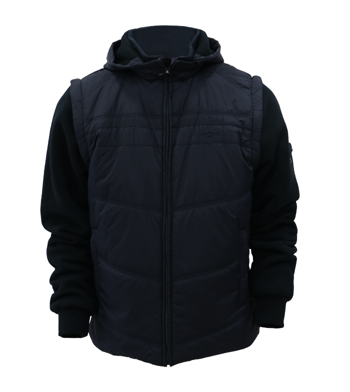 Aleklee cotton-padded hybrid jacket AK-4111#